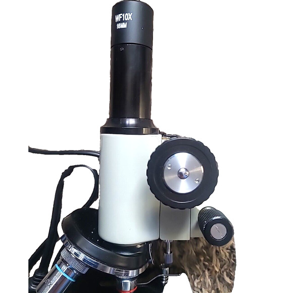 Biological Microscope Coarse and Fine Focus Adjustment 16MM Lens - Picture 10 of 16